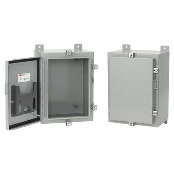 Hoffman Enclosures Inc WALL-MOUNT TYPE 4 ENCLOSURE, 36.00X24.00X6.00, A36H24ALP